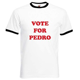 Vote for Pedro Movie Inspired Mens T-Shirt Gift for Him Dad White 3XL, White