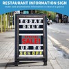 15 Pcs Letter Tracks for Plastic Sign, 40 Inch Clear