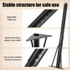 Hocamel Adjustable Table Legs 18-30 inch (45-75cm), Metal Desk Legs