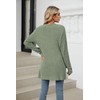 Famulily Ladies V Neck Cardigans Long Sleeve Open Front Swearter