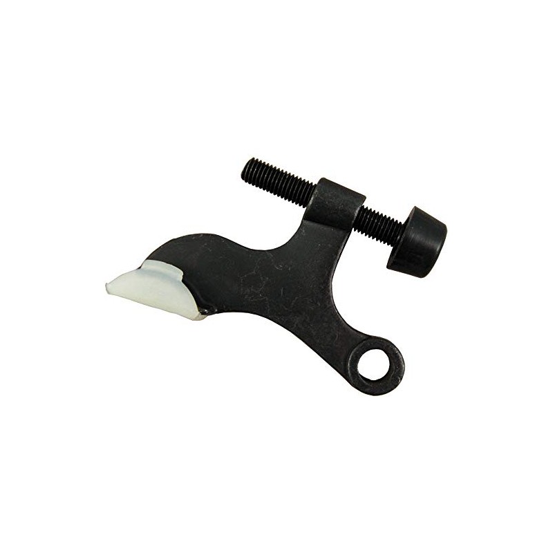 Oil Rubbed Vintage Venetian Adjustable Hinge Pin Stop with Foot