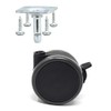 Design61 Set of 4 Universal Furniture Castors with Brake Swivel
