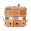 Healifty Moxibustion Box Bamboo Moxa Burner Holder 3- Gear Adjustable