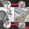 Set of 4 SOTECH Knurled Nuts M5 Stainless Steel V2A