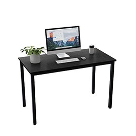 sogesfurniture 47 inches Large Size Office Desk Computer Desk Gaming Desk Computer Table Sturdy Writing Workstation for Home Office,Black BHUS-GCP2AC3-120BK