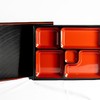 Sushi Sushi Black and Red Bento Box with 5 Section