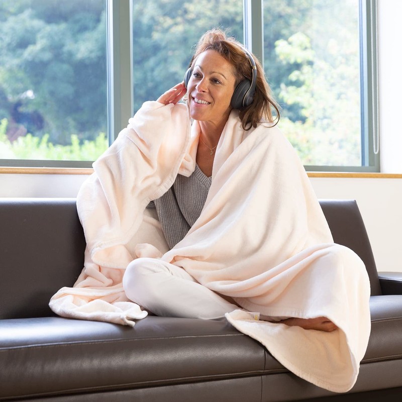 Snug Rug Premium Super Soft Fleece Throw Blanket Thick Warm