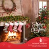 MJARTORIA Christmas Stocking Set of 4 with Christmas Tree Snowflake
