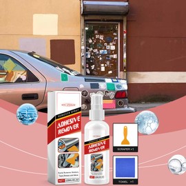 Sticker Remover for Car - Automotive Emblem Graffiti Remover 120ml | Heavy-Duty Powerful Glue Removal Kit, Fast-Acting Cleaning Supplies for Daily Care