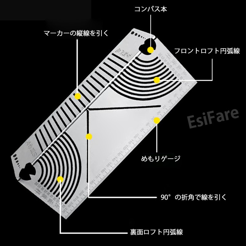 EsiFare Angle and Arc Marking Tool Precision Arc Marking Tool