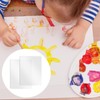 2pcs 15.7X11.8 in Plastic Placemats Matte Transparent Heat Resistant Washable
