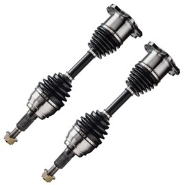 Detroit Axle - 4WD Front 2pc CV Axles for Chevy Silverado GMC Sierra Yukon XL Suburban 1500 K1500 K2500 Pickup Suburban Blazer Tahoe Escalade ESV EXT, 2 CV Axle Drive Shafts Replacement