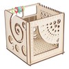 Wooden Yarn Bowl Multifunctional Unique Knitting Crochet Yarn Ball Bowl