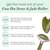 Sdara Gua Sha Stone and Jade Roller Set - Face