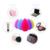 PARENCE - Set of 5 makeup sponges with foundation, eyeshadow,
