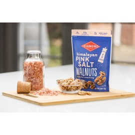 Diamond of California Himalayan Pink Salt Walnut Snack Nuts, 4 oz.