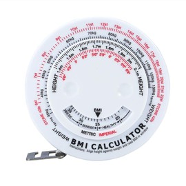 Salmue BMI Measuring Tape, Measuring Tape for Body, Body Tape Measure BMI Anatomical Tape Measure with BMI Calculator for Body Waist Weight Health Accurate Measurement