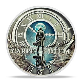 Time Traveler Challenge Coin | Celebrating Resilience and Personal Growth with Inspirational Tokens and Medallions for Overcoming Life's Challenges | Ideal Gifts for Women & Men