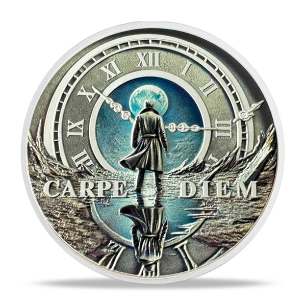 Time Traveler Challenge Coin | Celebrating Resilience and Personal Growth