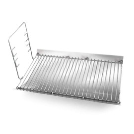 Votenli P0350H (1-Pack) 27 inches Steel Ash Pan with Wire Grate for Chargriller Charcoal Grill 1224, 1324, 2121, 2222, 2727, 2828, 2929, Chargriller 200048,Charbroil 1730205 (27 x 13 1/4)