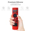 DUOLAXMENG Silicone Remote Control Cover for Vizio XRT140, Protective Case