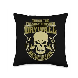 Drywall Finisher Repair Kit Plasterboard Installer Throw Pillow