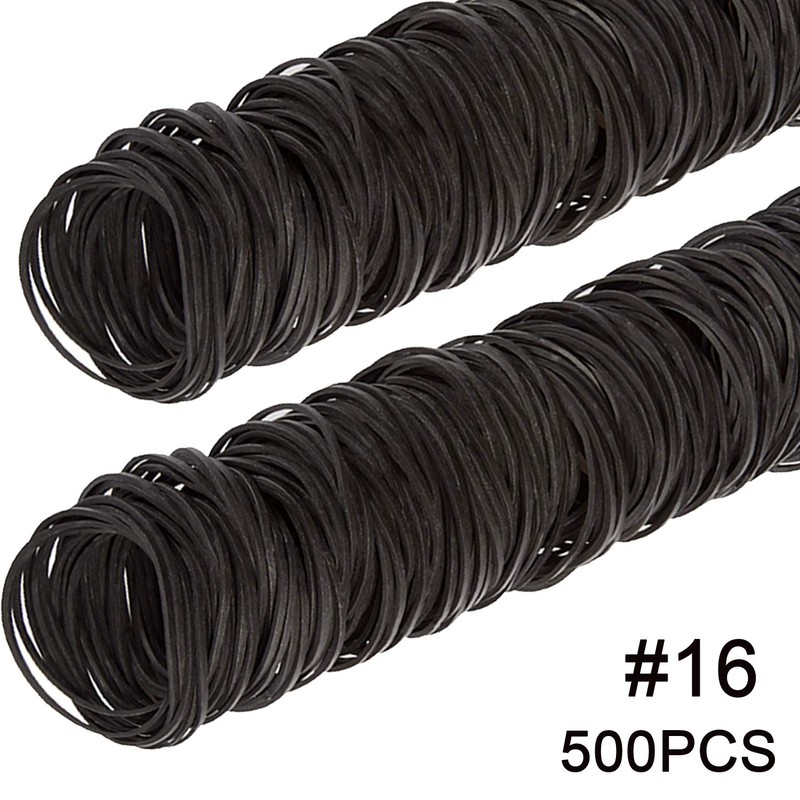 AMUU #16 Rubber Bands, Approximately 500 Pieces, Inner Diameter 1.5