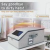 LUMESIX 2 PCS Hat Organizer for Baseball Caps Stackable HatBox