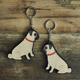 Sweet William Pug Keyring