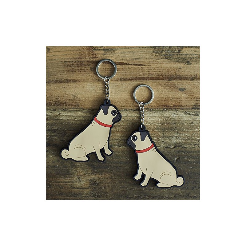 Sweet William Pug Keyring