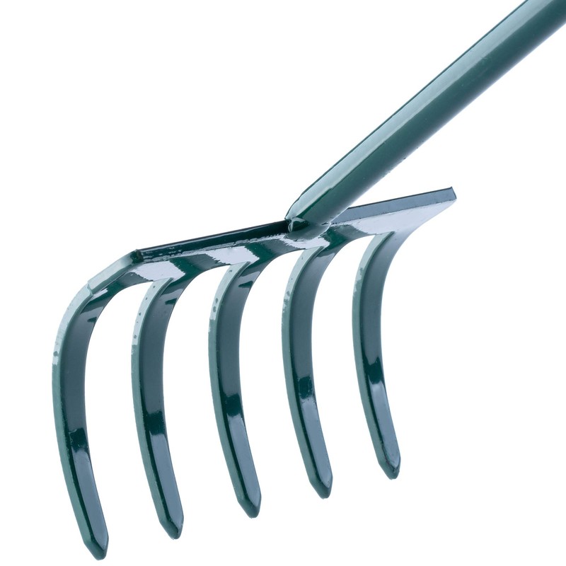KADAX Rake, Small Rake with Handle, Leaf Rake Made of