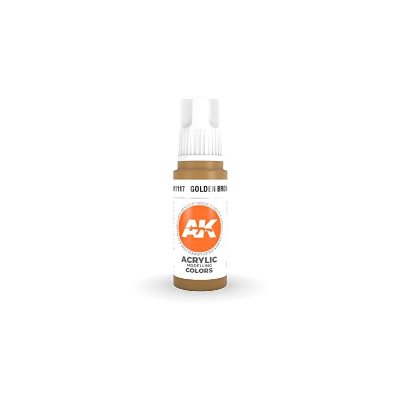 AK Interactive 3rd Gen Acrylic Golden Brown 17ml