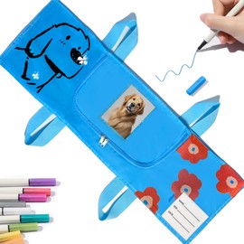 Jwizyotr Eco-Friendly Pet Casket Body Bag, Pet Burial Box with Dignity, Dog Casket for Burial and Cremation by Customizing with Your Own Words for All Pets - Dogs, Cats, Rabbits and More.（L