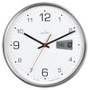 Acctim Kalendar Wall Clock Non-Ticking Sweep LCD Digital Display Energy