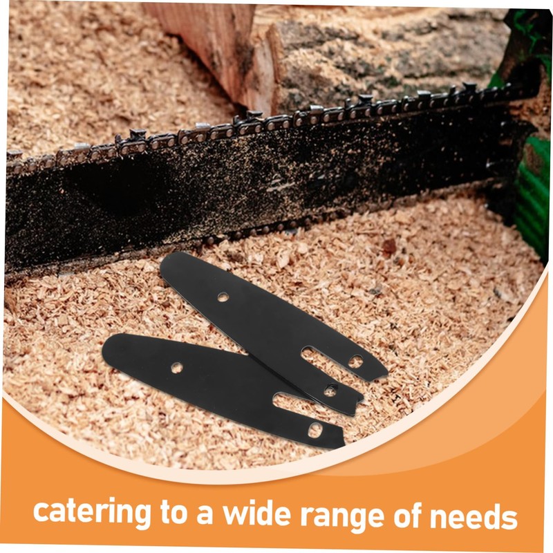 Levemolo 2 Pcs Mini Chainsaw Guide Bar Cordless Electric Replacement