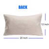 Fukeen Welcome Lumbar Throw Pillow Covers Farmhouse Rustic Decorative Rectangular/Waist