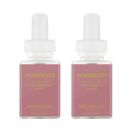 Pura & Moodcast Home Scent Refill - Smart Home Air Diffuser - Up to 120-Hours of Luxury Fragrance per Refill - Home Essential - Clean & Safe Diffuser Fragrance - 2 Pack, Homebody