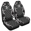 STUOARTE Cow Print Car Seat Covers for Front Seats, 2