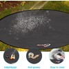 DocSafe 48" Round Fire Pit Mat, 4-Layer Fireproof Under Grill
