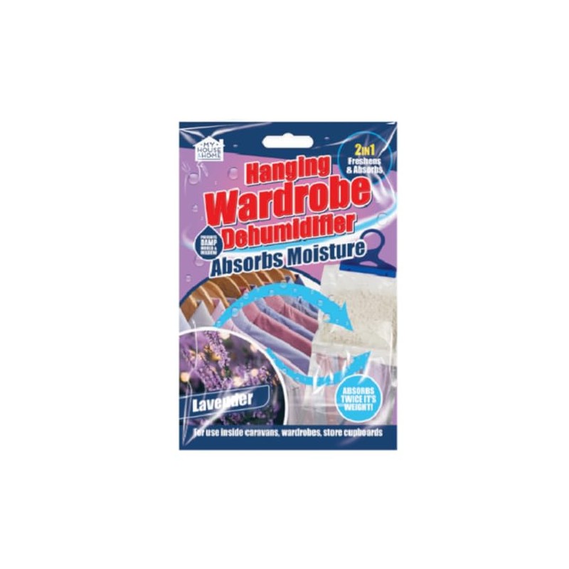 Hy House My Home Fragranced Hanging Wardrobe Dehumidifier Helps Stop