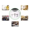 4-Inch Wall Exhaust Fan: Small Window Ventilation Fit 4" Duct