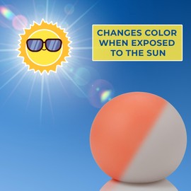 Gifton – Stress Ball Glow in a Sun Stress Relief Ball - Novelty 2025 Rubber Design - Gift for Boys Girls Men Women Teen Kids - Funny Birthday Present Christmas Stocking Filler Toys (1 Supplied)