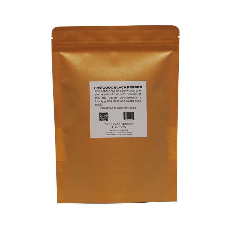 Phú Quoc Organic Black Peppercorns | Zen Spice Traders |