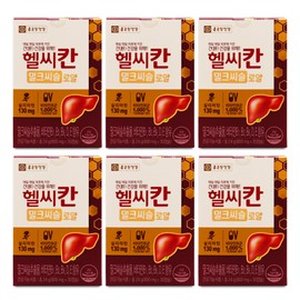 Chong Kun Dang Health Healthy Khan Milk Thistle Royale 800mg x 30 capsules x 6 boxes / 종근당건강 헬씨칸 밀크씨슬 로얄 800mg x 30캡슐 X 6박스