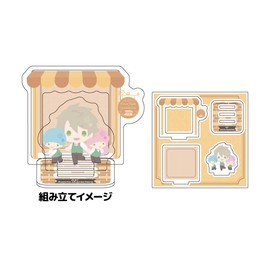 A3! x Sanrio characters 11 Kazunari Miyoshi x Little Twin Stars [Mini Character Illustration] Acrylic Stand Plate