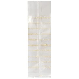 Paquetdusoleil 10044-50 Cookie Bags, Transparent, Francais Beige, M, 50 Sheets