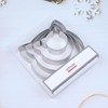 Cat Face Head Cookie Cutters Shapes Set with Assorted Sizes