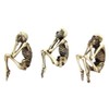 Skeleton Edge Stool Set of 3 Fantasy Decoration