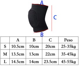 4 unidades, Rodilleras y Mangas de Brazo de Voleibol con Almohadilla de Protección y Orificio de Pulgar Almohadillas para Niños , Jóvenes , Adolescentes y Adultos , Protector de Muñeca de Antebrazo (Negro, Medium)