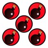 Timebomb Danger Fridge Magnets - 2 Inch - Office Magnets